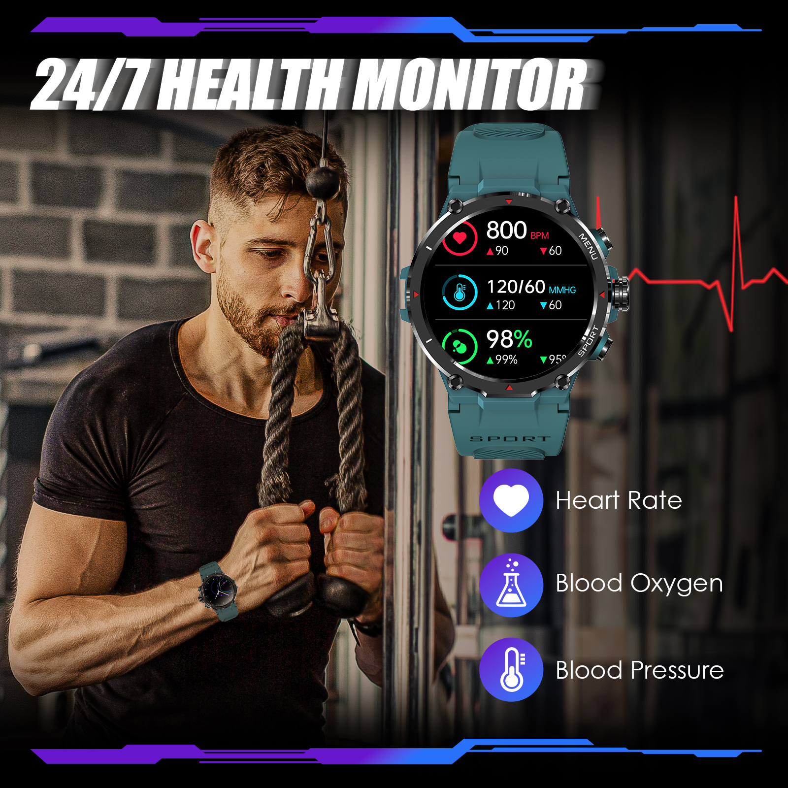 EIGIIS Military Smart Watch fo - Smartwatch Watches Smart recensie en prijs