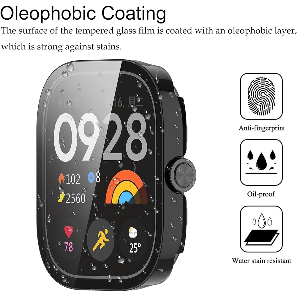 Tempered Glass+Case For Xiaomi - Smartwatch Watches Xiaomi recensie en prijs