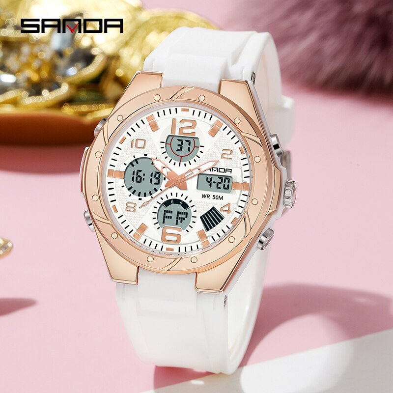 SANDA Luxury Ladies LED Digita - Casio Watches Smartwatch recensie en prijs