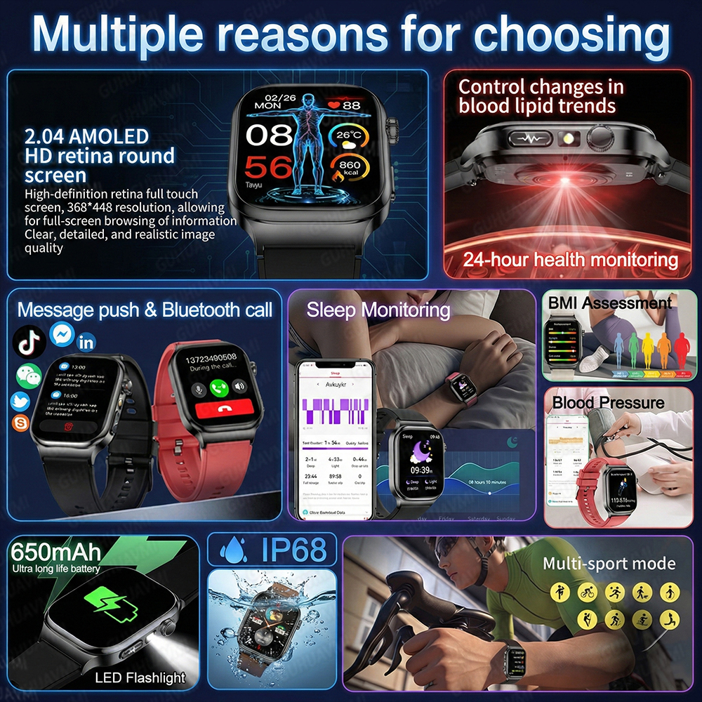 2026 New Accurate Diagnosis Sm - Smartwatch Health Watches For Men recensie en prijs