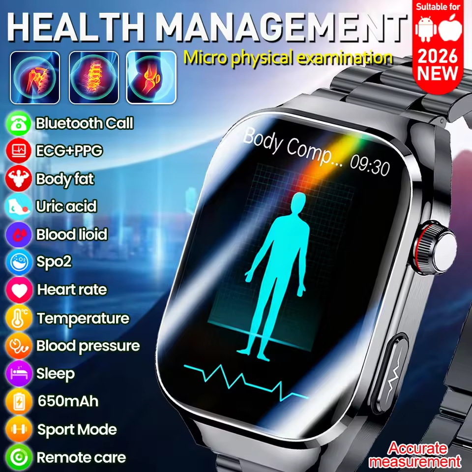 2026 New Nursing Grade Uric ac - Smartwatch Health Watches For Men recensie en prijs