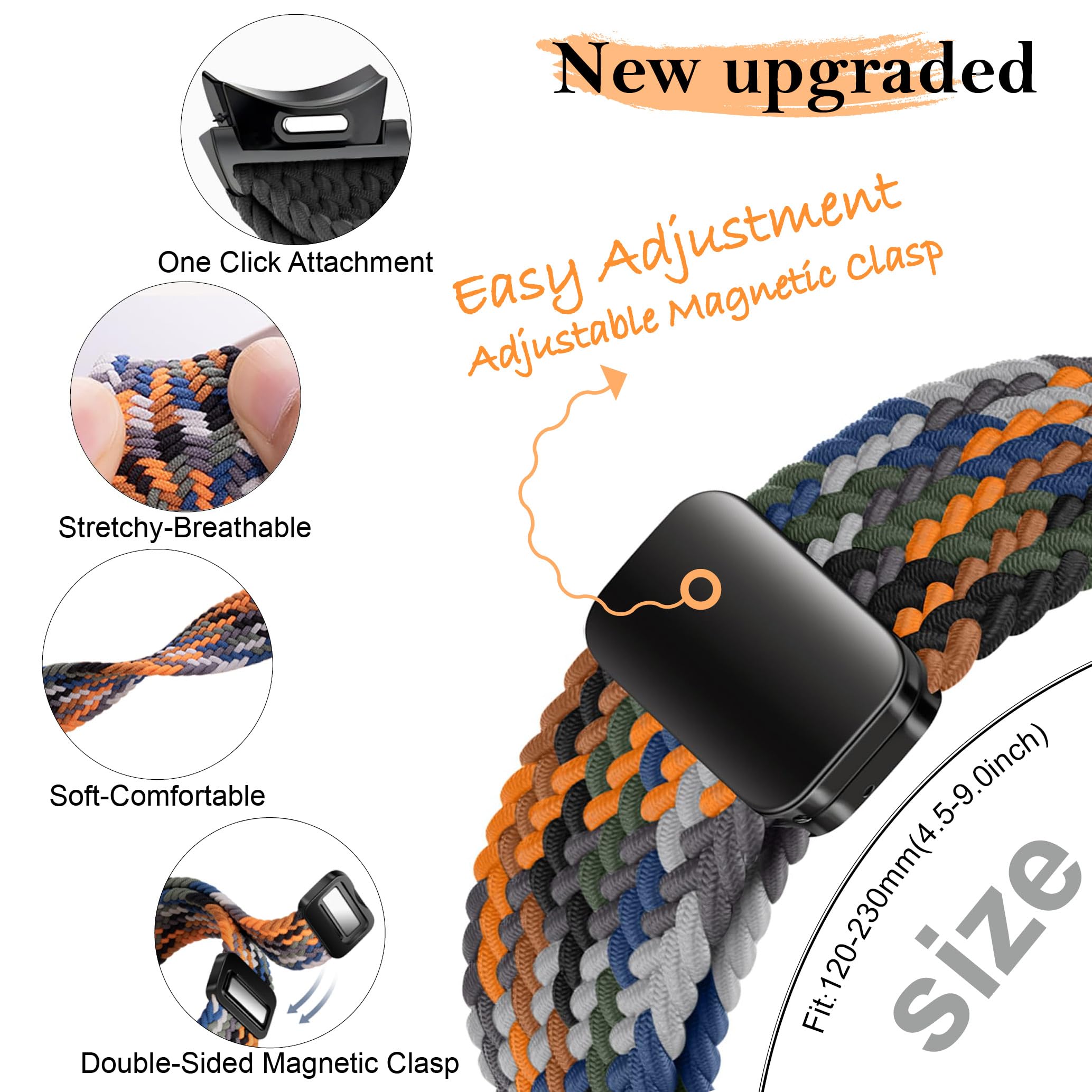 No Gaps Braided Band For Samsu - Smartwatch Samsung Watches For Men recensie en prijs