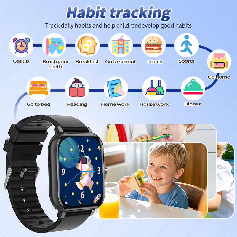 LIGE 2025 Audiobook Children S - Smartwatch Digital Watches For Girls recensie en prijs