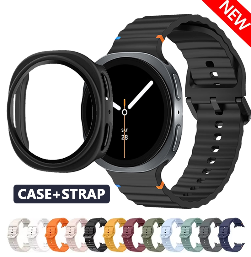 Hollow case+Official Silicone  - Smartwatch Samsung Watches For Men recensie en prijs