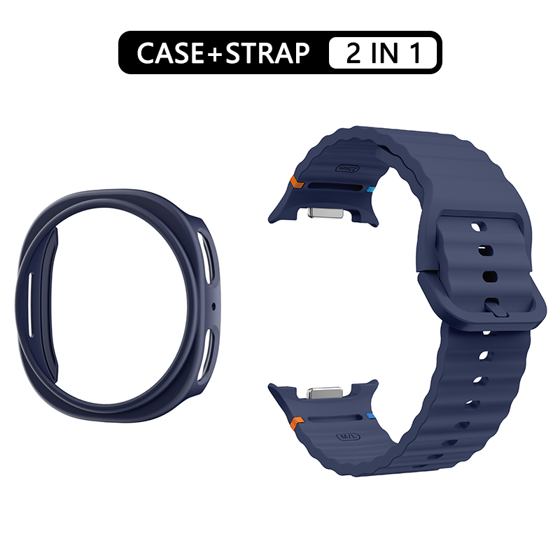 Hollow case+Official Silicone  - Smartwatch Samsung Watches For Men recensie en prijs