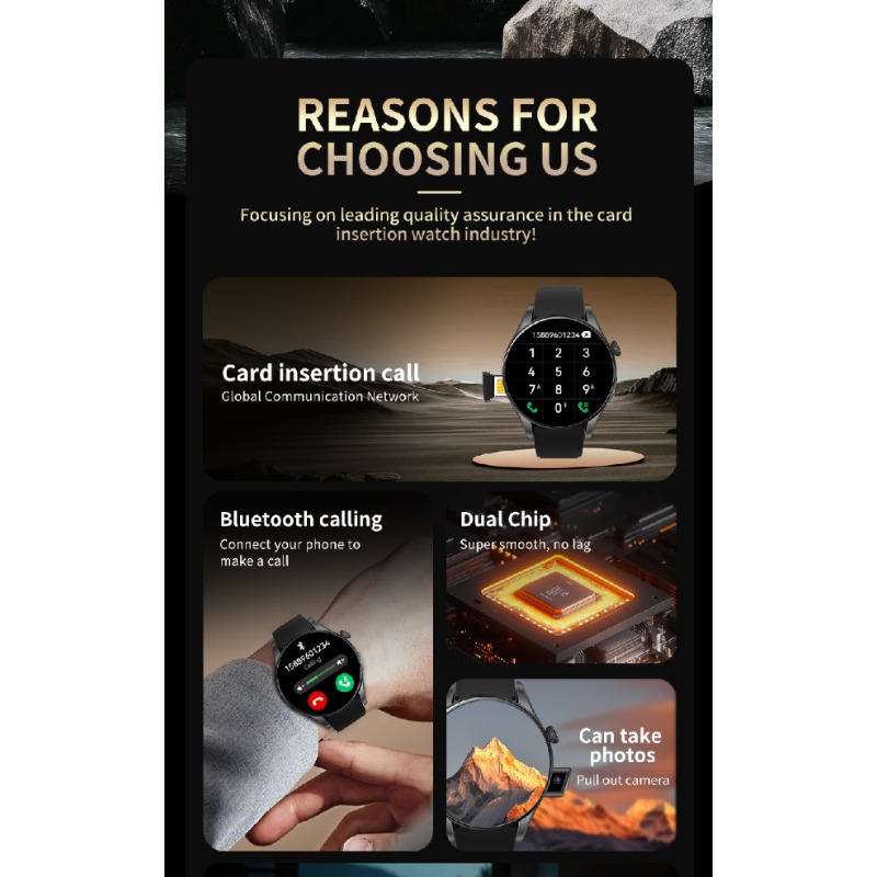 New 4G Smartwatch BW16: WiFi | - Smartwatch New Watches 2025 recensie en prijs