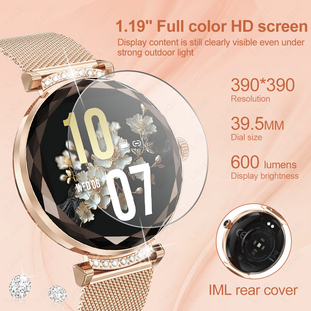 LIGE Fashion Ladies Smart Watc - Smartwatch Latest Watches For Men recensie en prijs
