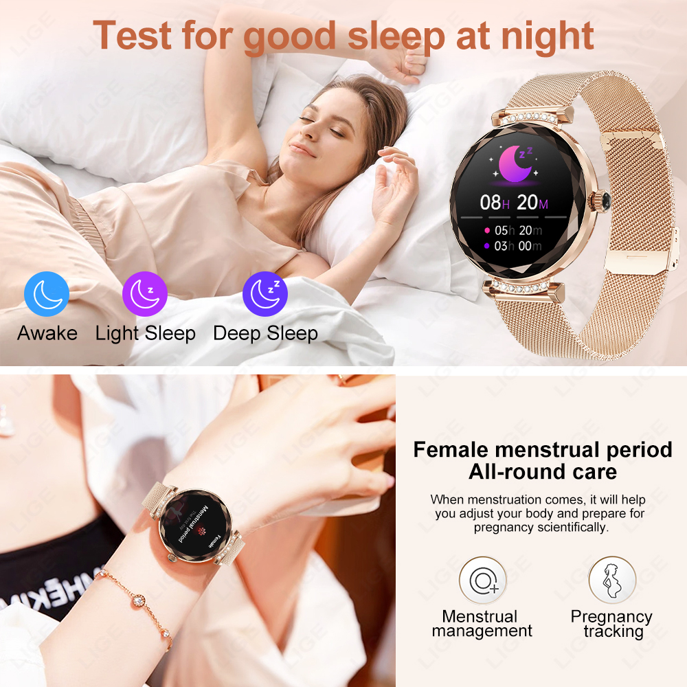 LIGE Fashion Ladies Smart Watc - Smartwatch Latest Watches For Men recensie en prijs