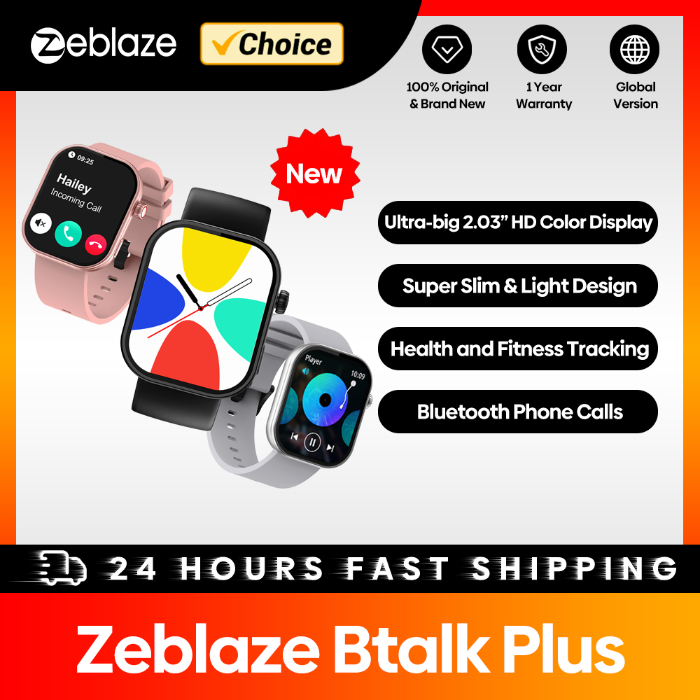 New Zeblaze Btalk Plus Voice C - Smartwatch Health Watches For Men recensie en prijs