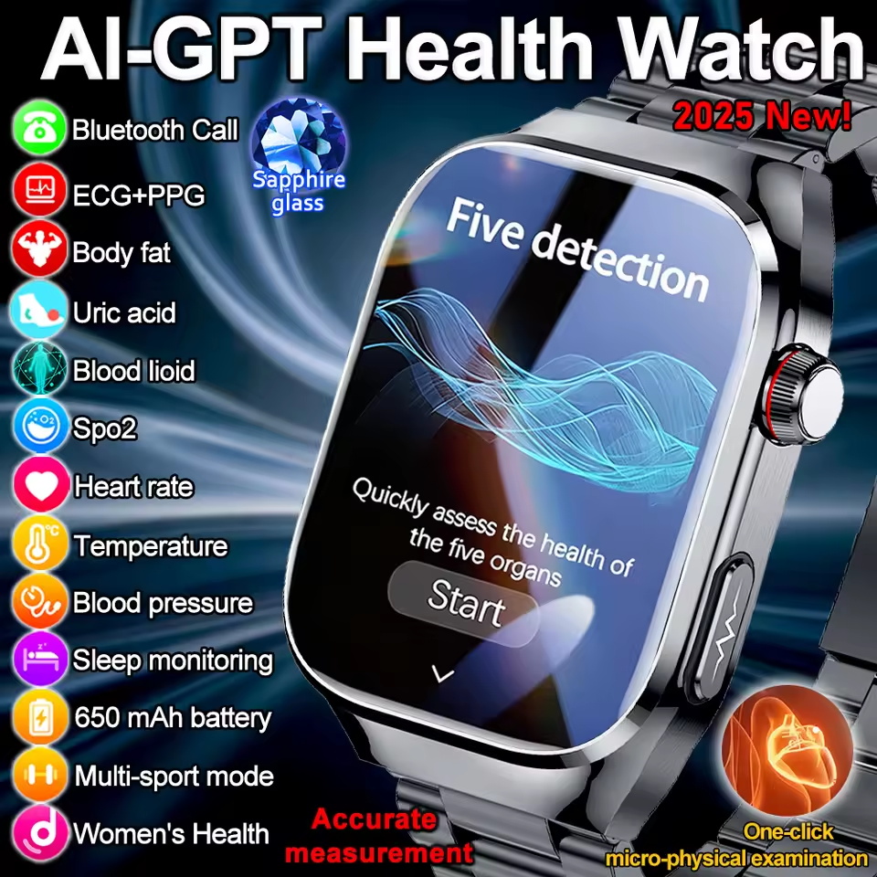 2026 New Nursing Grade Uric Ac - Smartwatch Health Watches For Men recensie en prijs