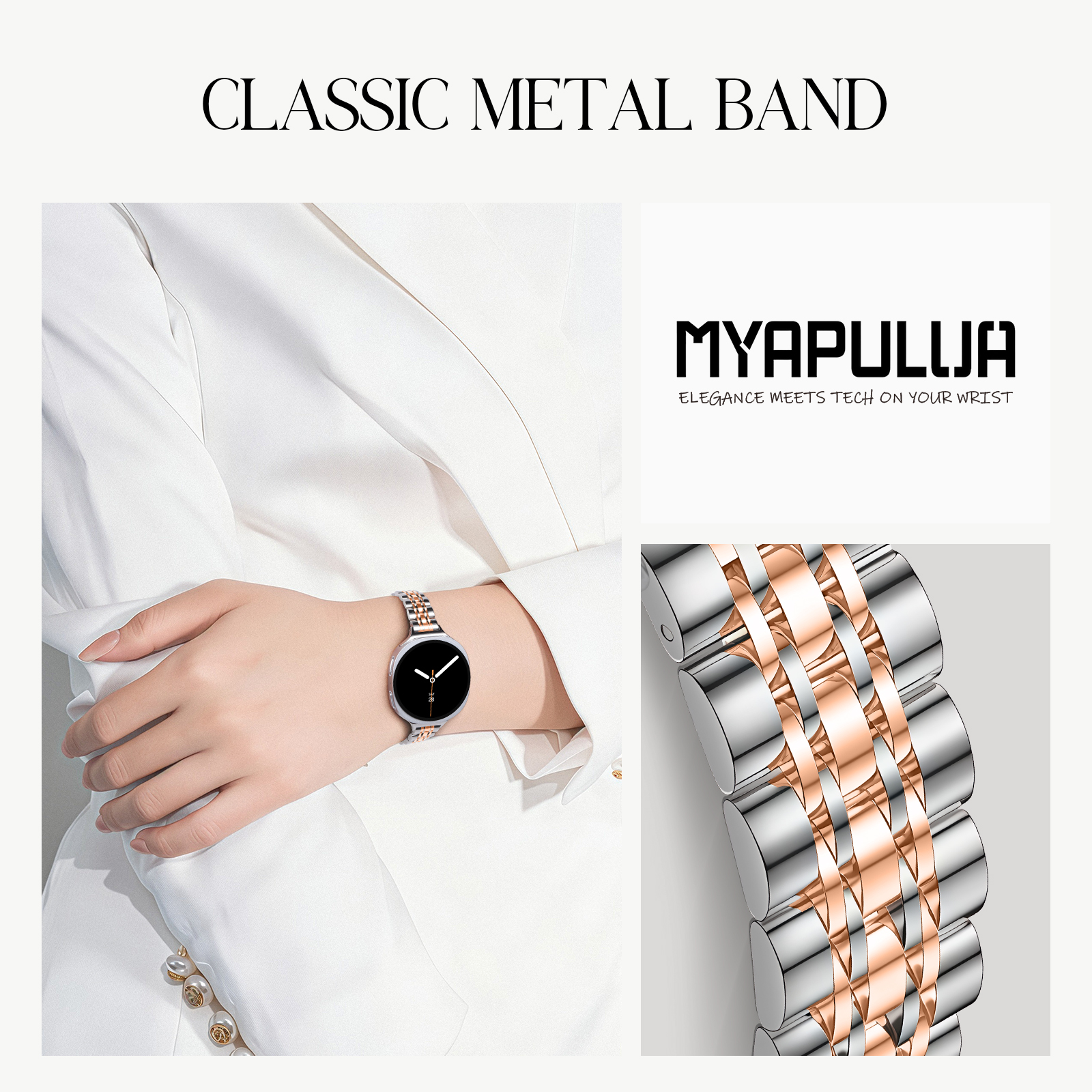 Stainless steel Straps for Sam - Smartwatch Samsung Watches For Men recensie en prijs