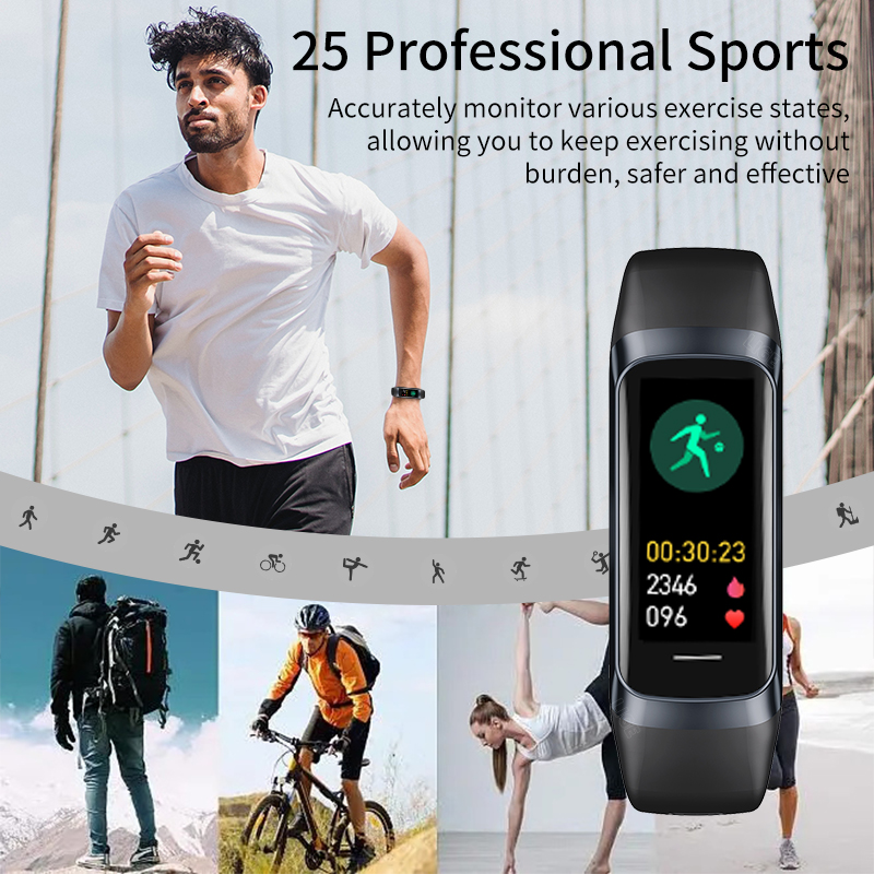 LIGE 1.1 Inch Amoled Heart Rat - Smartwatch Health Watches For Women recensie en prijs