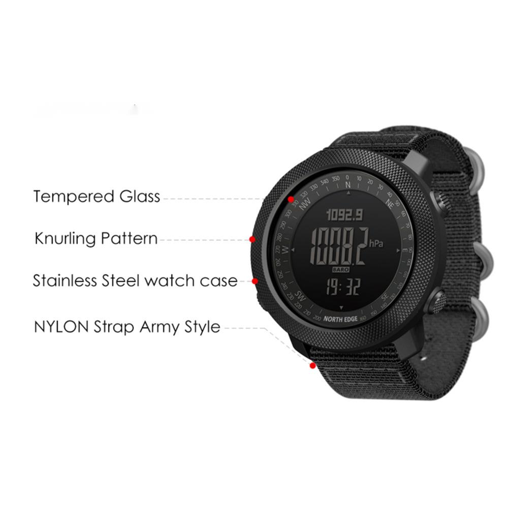 NORTH EDGE Watches For Men APA - Altimeter Compass Watch recensie en prijs