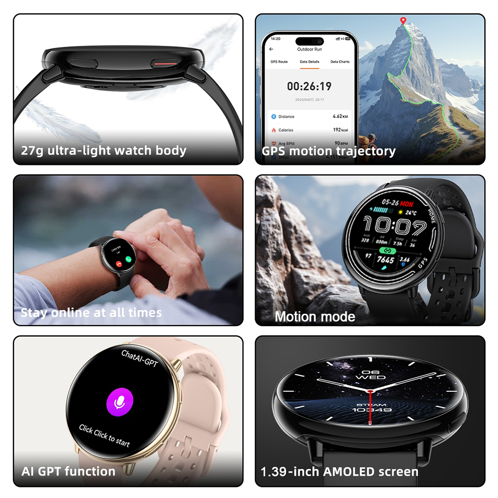 New hot GPS smartwatch 1.43 AM - Smartwatch New Watches 2025 recensie en prijs
