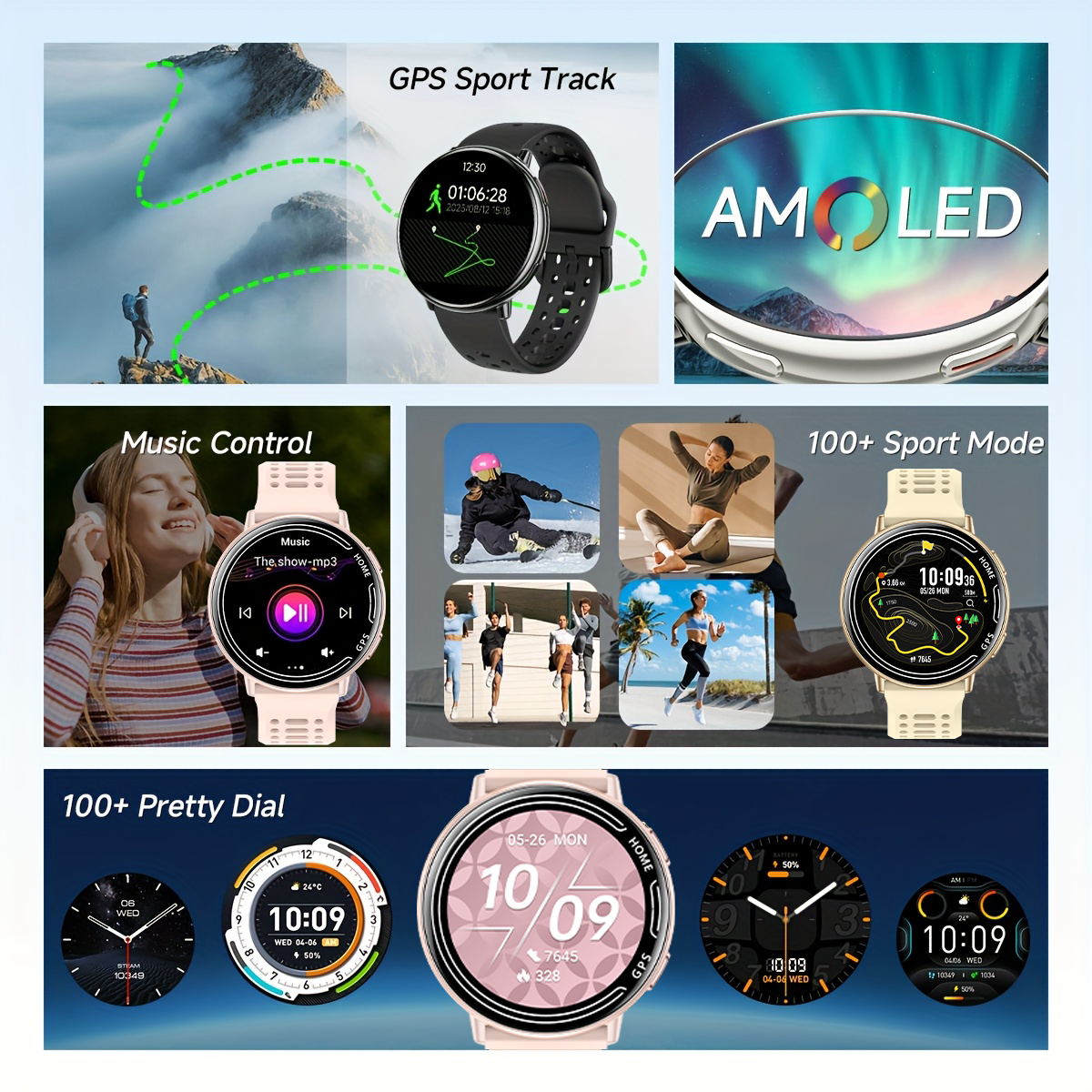 New hot GPS smartwatch 1.43 AM - Smartwatch New Watches 2025 recensie en prijs