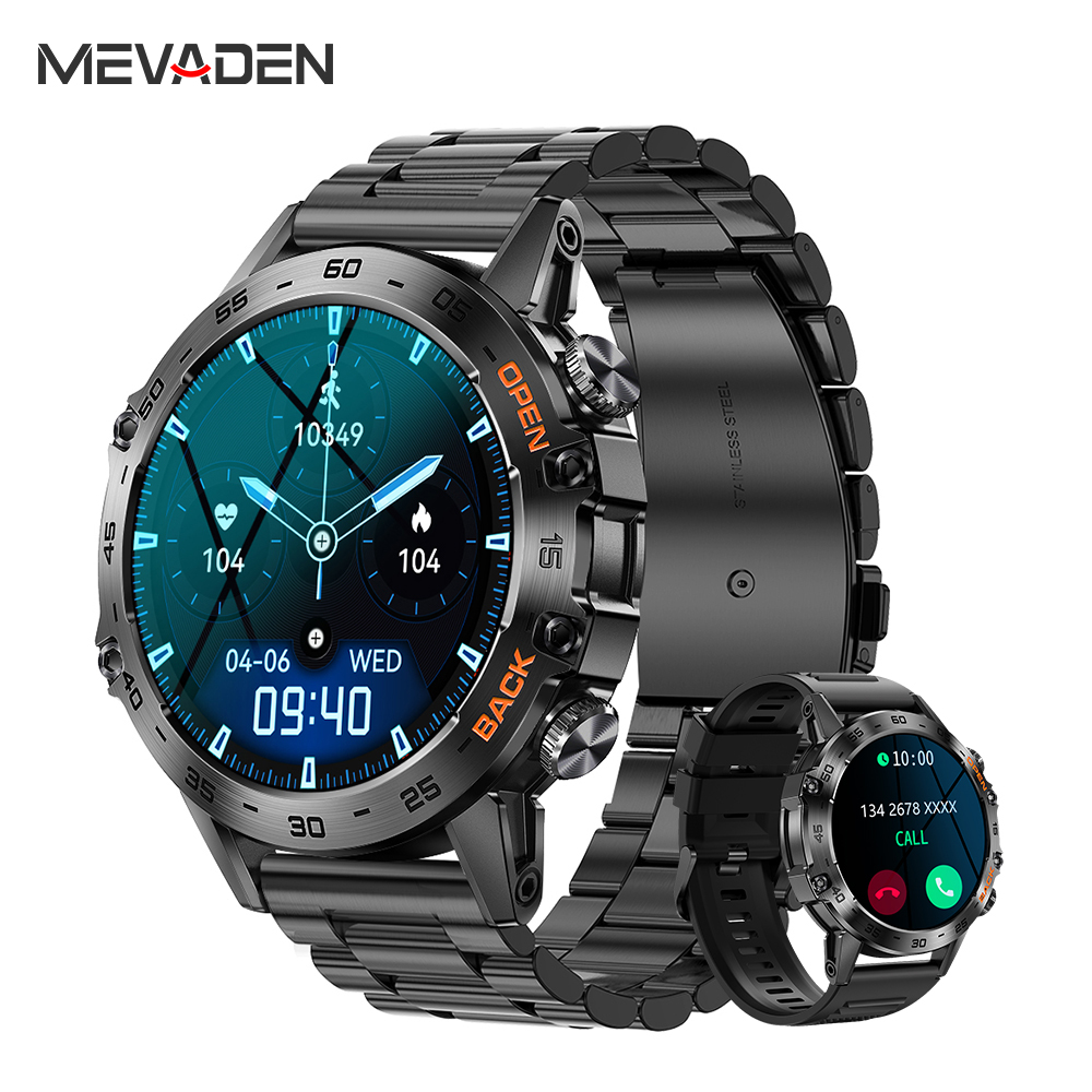 MEVADEN Steel 1.39 inch Men Lu - Smartwatch Health Watches For Men recensie en prijs