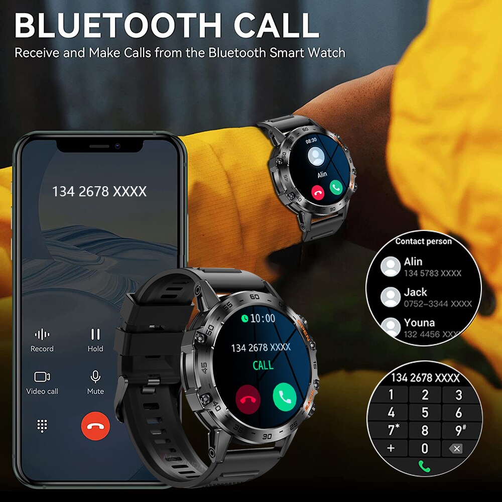 MEVADEN Steel 1.39 inch Men Lu - Smartwatch Health Watches For Men recensie en prijs