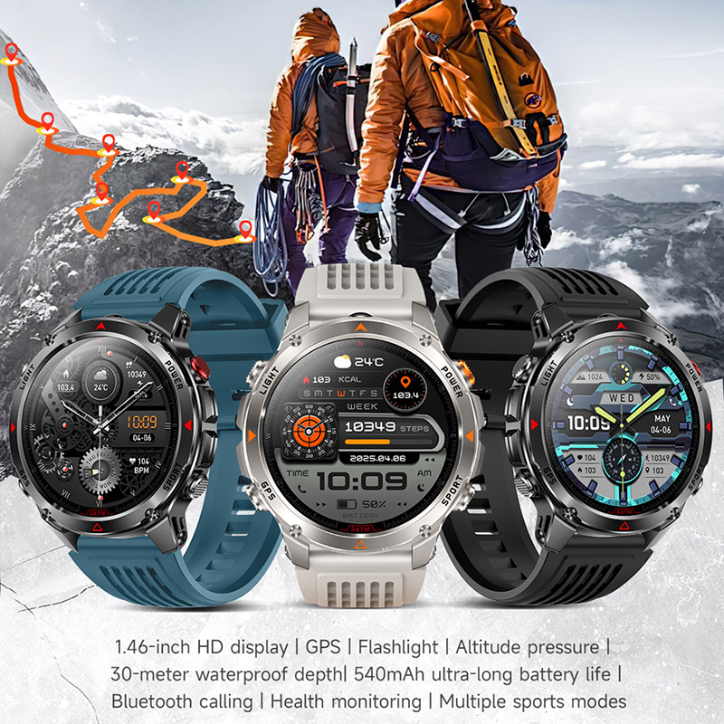 T-Rex 3 Built-in Dual-band GPS - Altimeter Compass Watch recensie en prijs