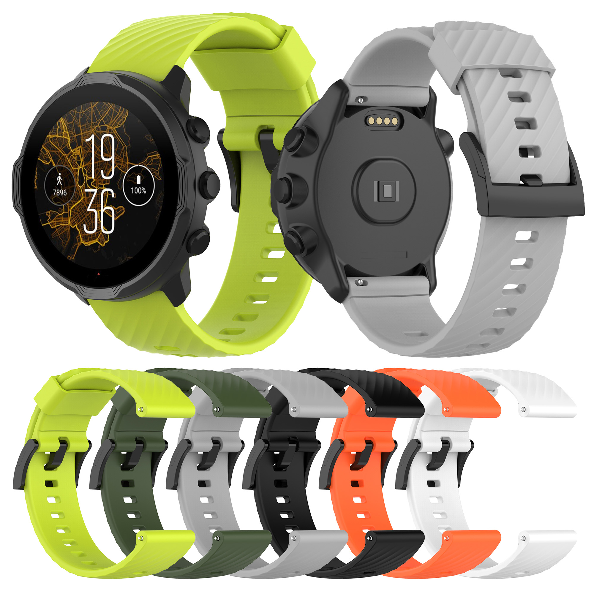 Soft Silicone Strap for Suunto - Fossil Watches Smartwatch Hybrid recensie en prijs