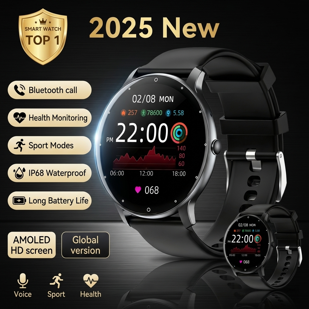 2025 New Smart Watch Heart Rat - Smartwatch New Watches 2025 recensie en prijs