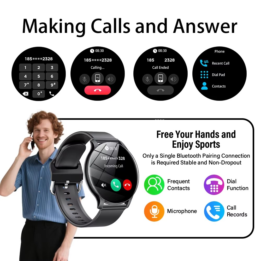 2025 New Smart Watch Heart Rat - Smartwatch New Watches 2025 recensie en prijs