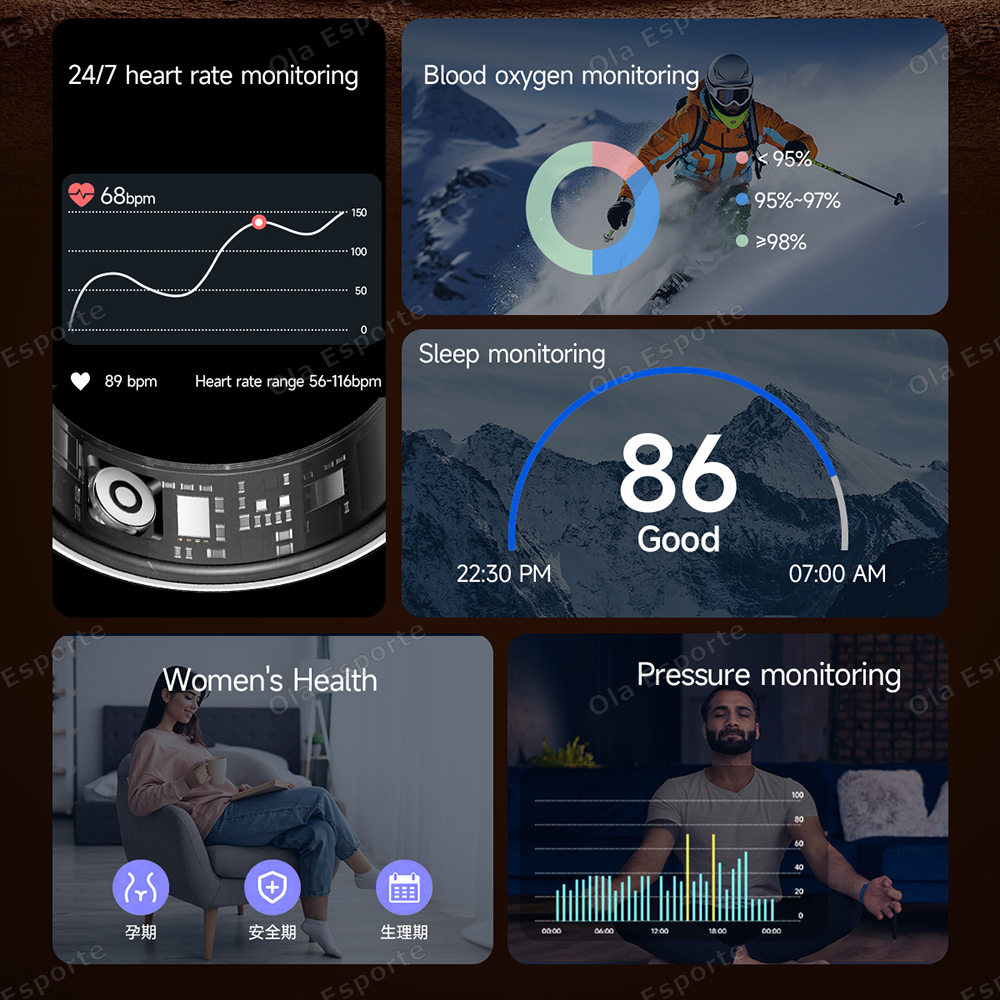 Newest Smart Ring Call Message - Smartwatch Health Watches For Men recensie en prijs