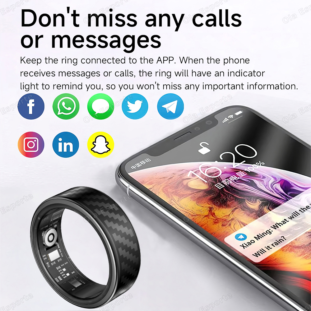 Newest Smart Ring Call Message - Smartwatch Health Watches For Men recensie en prijs