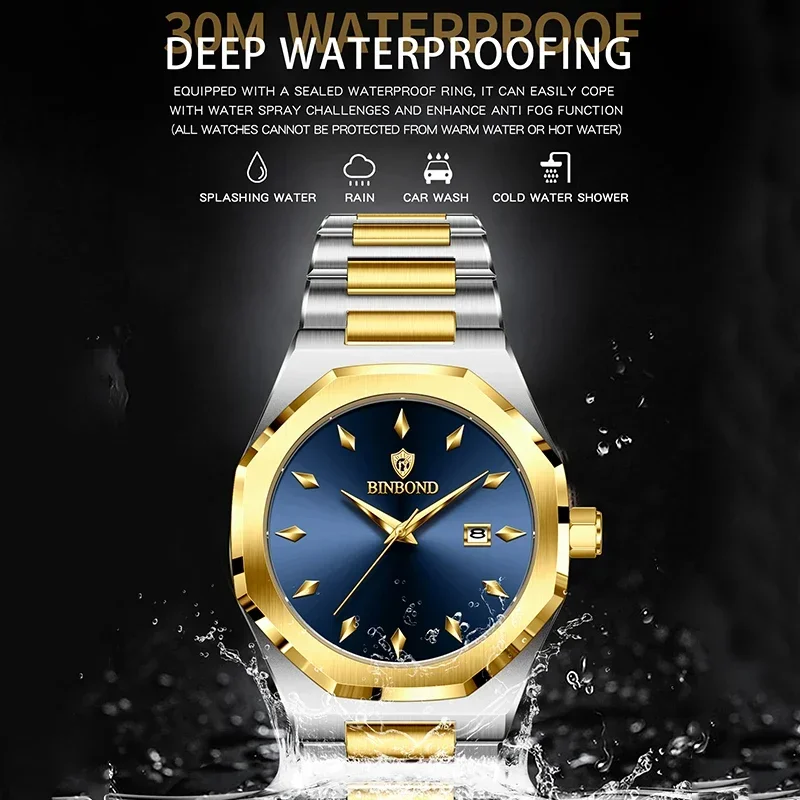 BINBOND Trend Men's Quartz Wat - Smartwatch Trending Watches For Men recensie en prijs