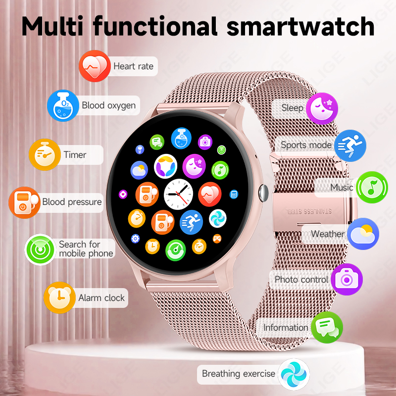LIGE 2026 Sports Fitness Watch - Smartwatch Latest Watches For Men recensie en prijs