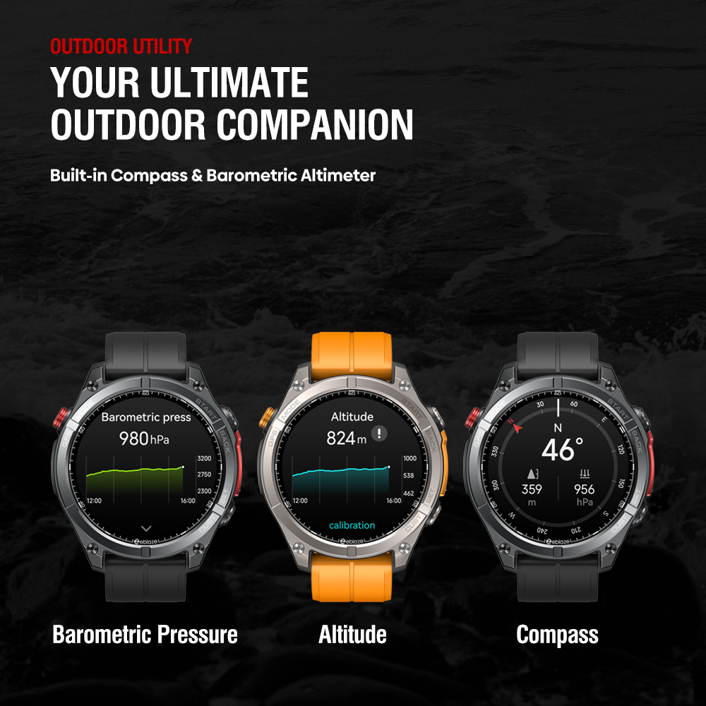 NEW Zeblaze Stratos 4 GPS Smar - Smartwatch New Watches 2025 recensie en prijs