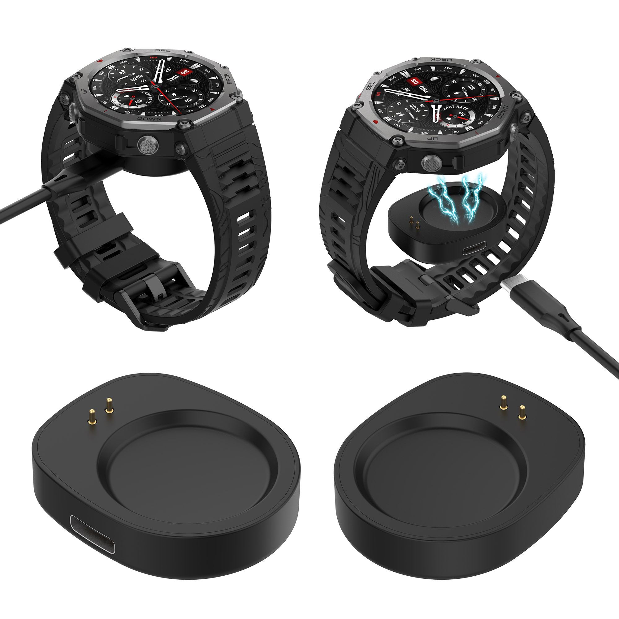 Charging Dock Adapter for Amaz - Smartwatch English recensie en prijs