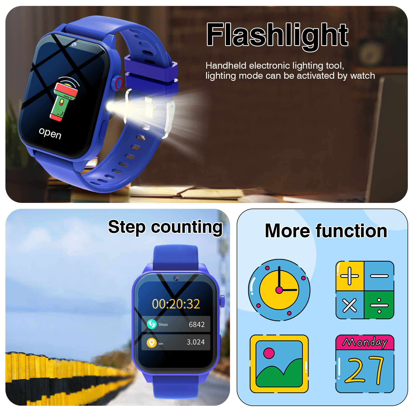 Kids′s Smart Watch 18 Games Ca - Smartwatch Watches Gift For Girls recensie en prijs