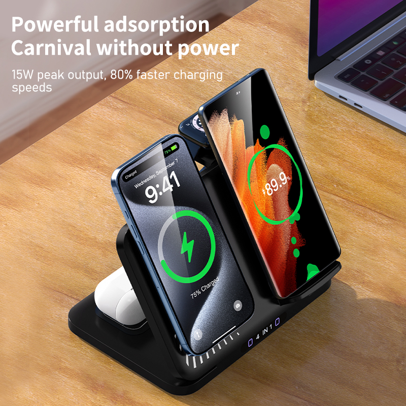 4 in 1 Dual Phone Wireless Cha - Smartwatch Watches Xiaomi recensie en prijs