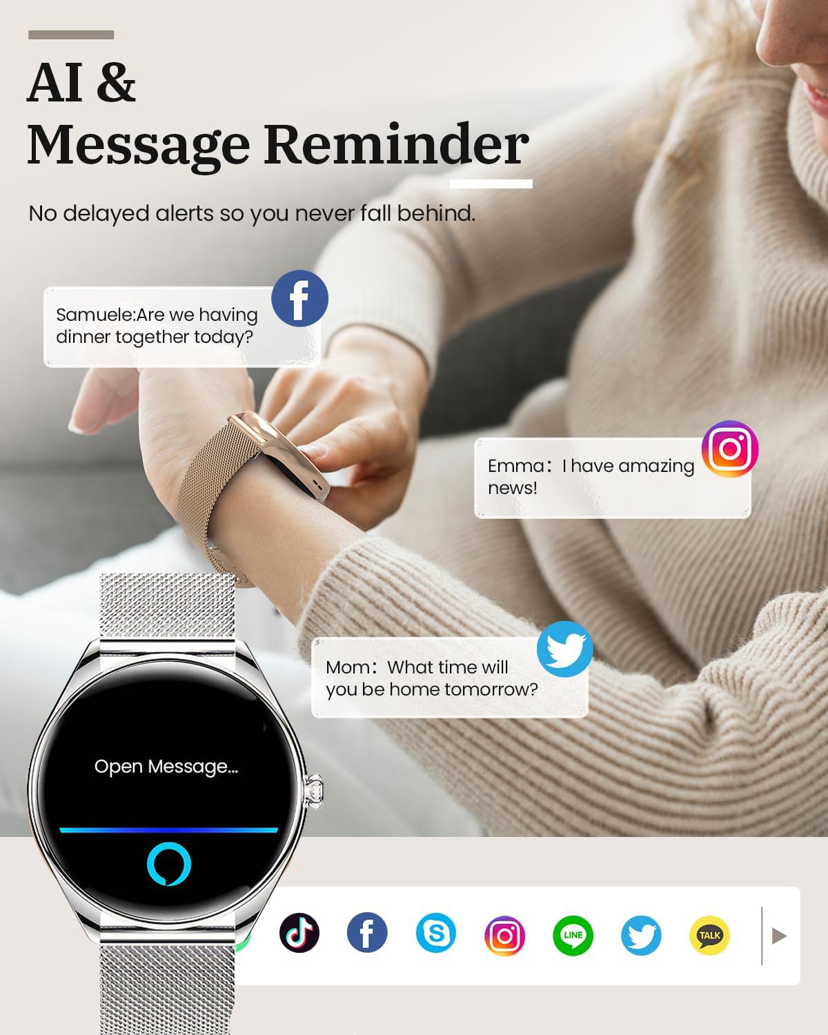 gift Smartwatch Original New M - Smartwatch Watches Gift For Women recensie en prijs