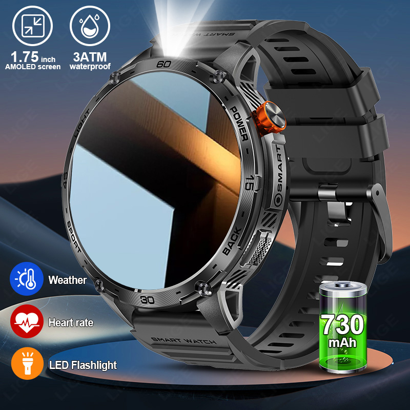 LIGE 730mAh Large Battery Ultr - Smartwatch Latest Watches For Men recensie en prijs
