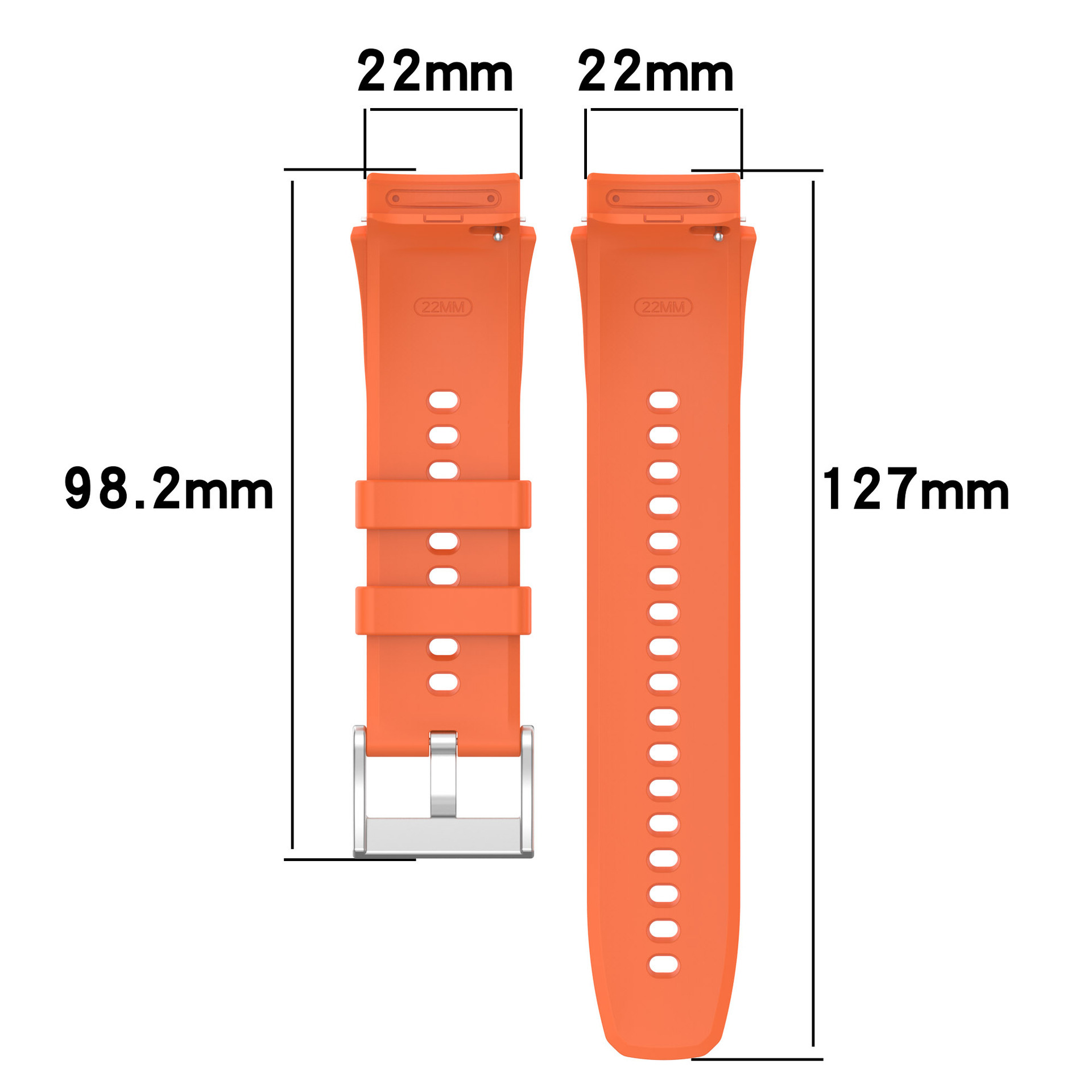 No Gap Silicone Watchband For  - Smartwatch Oppo Watch recensie en prijs