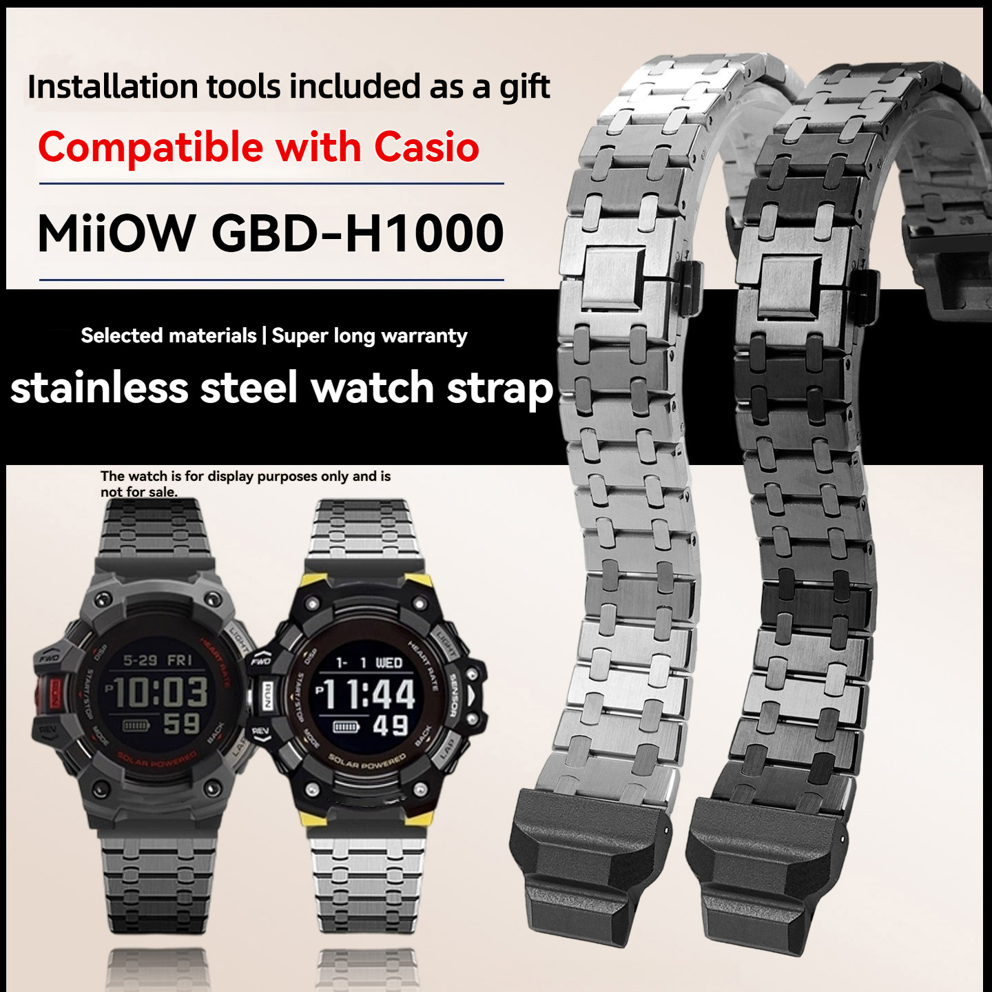 Modified metal stainless steel - Casio Watches Smartwatch recensie en prijs
