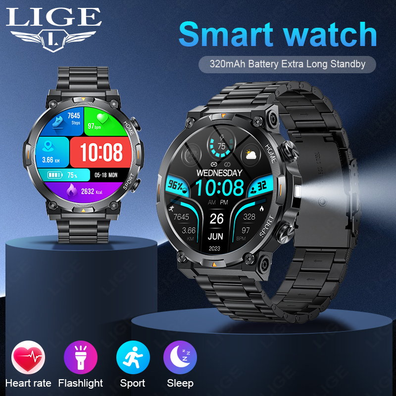LIGE Outdoor Sports Smart Watc - Smartwatch Latest Watches For Men recensie en prijs