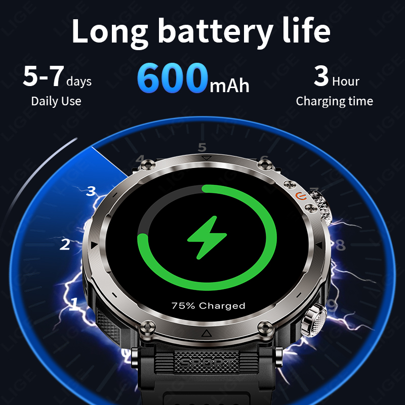 New Military Outdoor Smartwatc - Smartwatch Watches Smart recensie en prijs