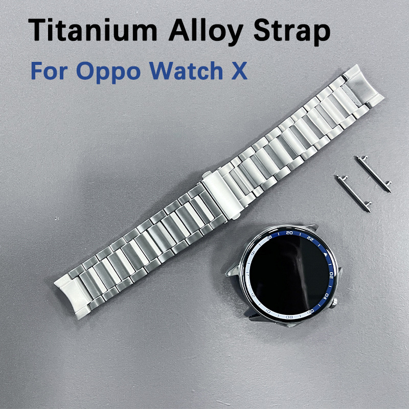 NO Gaps Titanium Alloy Strap W - Smartwatch Oppo Watch recensie en prijs