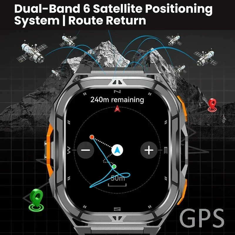Luxury AMOLED Smartwatch Real  - Smartwatch Health Watches For Men recensie en prijs