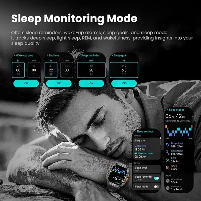 Luxury AMOLED Smartwatch Real  - Smartwatch Health Watches For Men recensie en prijs