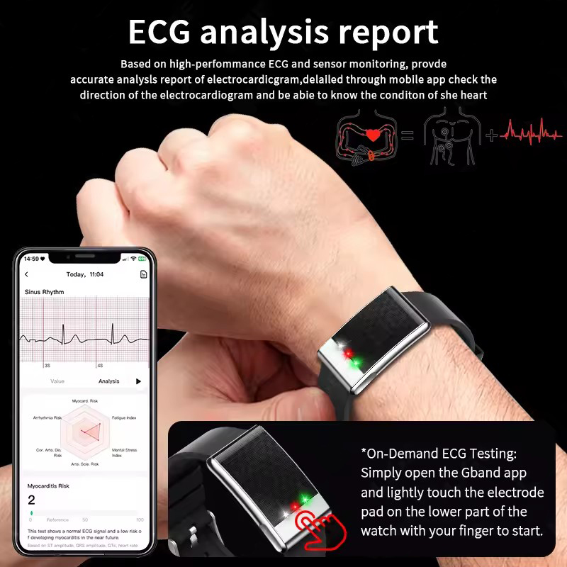 Men's ECG Health Smart Watch B - Smartwatch Watches Gift For Women recensie en prijs