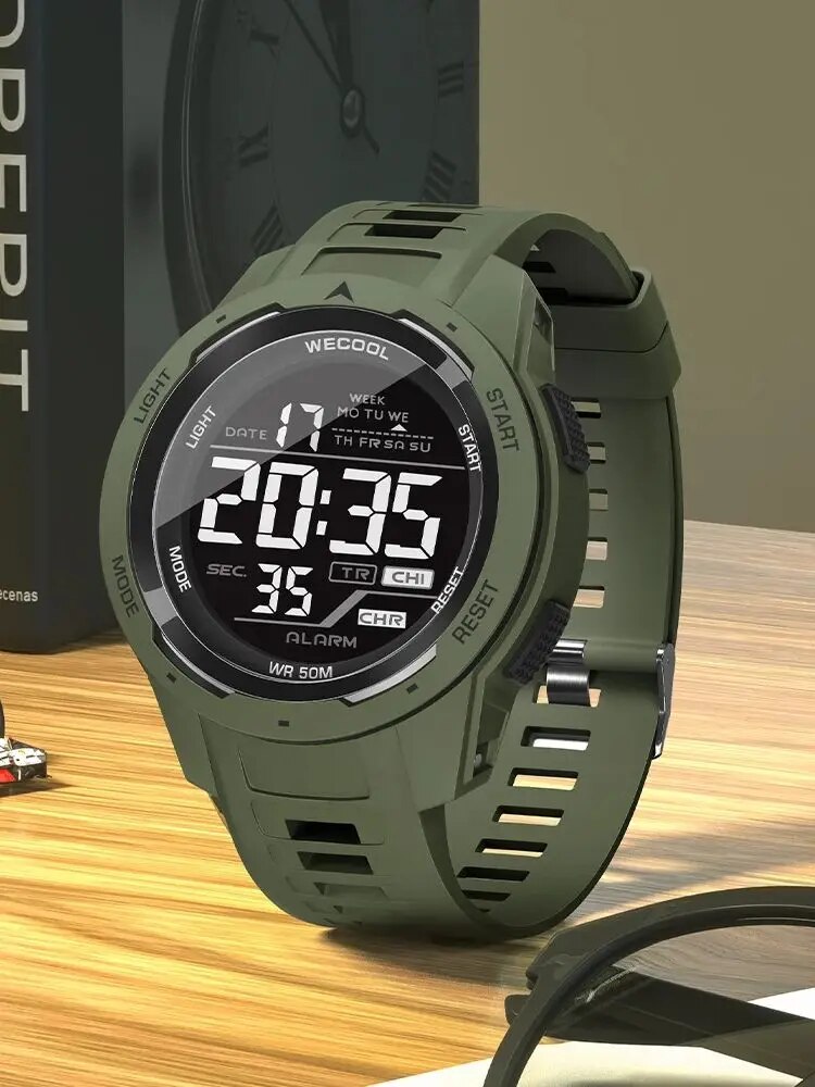 WECOOL Brand Sport Digital 50M - Tide Watch Surf recensie en prijs