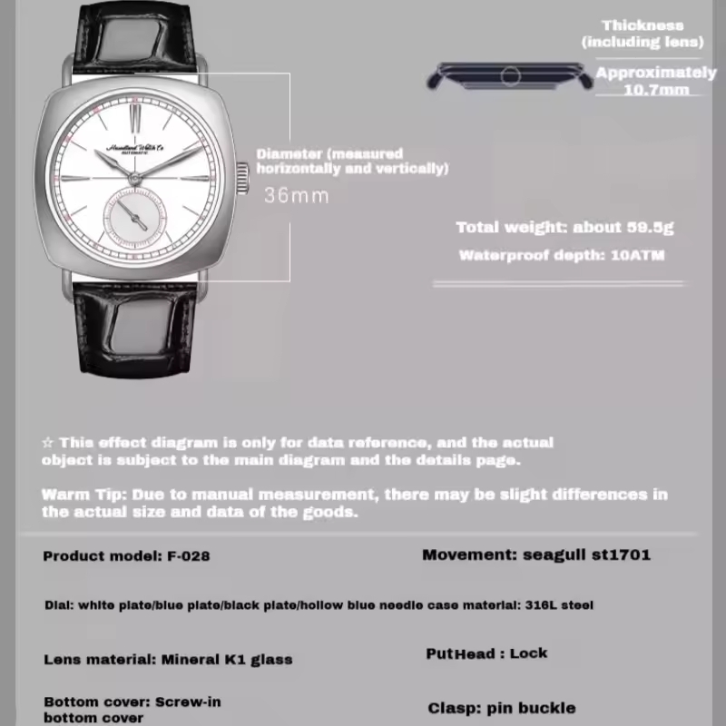 Hruodland 2025 Men's Mechanica - Tide Watch Surf recensie en prijs