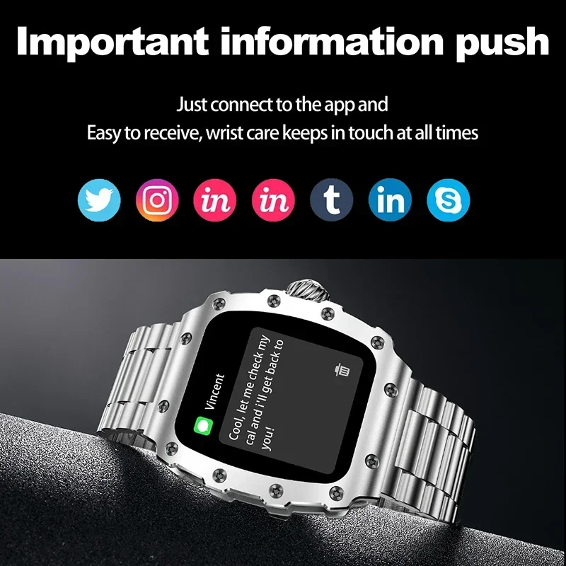 New Trend Smart Watch 1.76 inc - Smartwatch Trending Watches For Men recensie en prijs