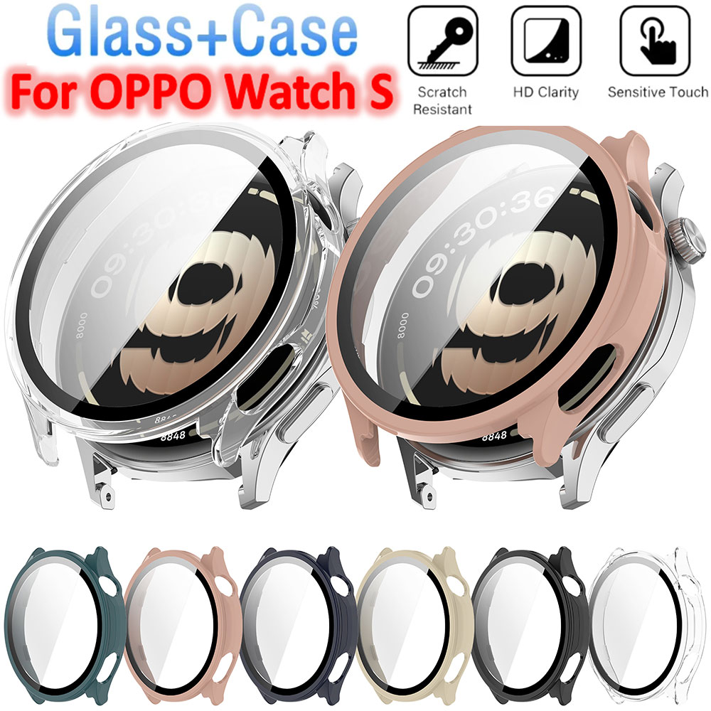 PC Case+Glass film for OPPO Wa - Smartwatch Oppo Watch recensie en prijs