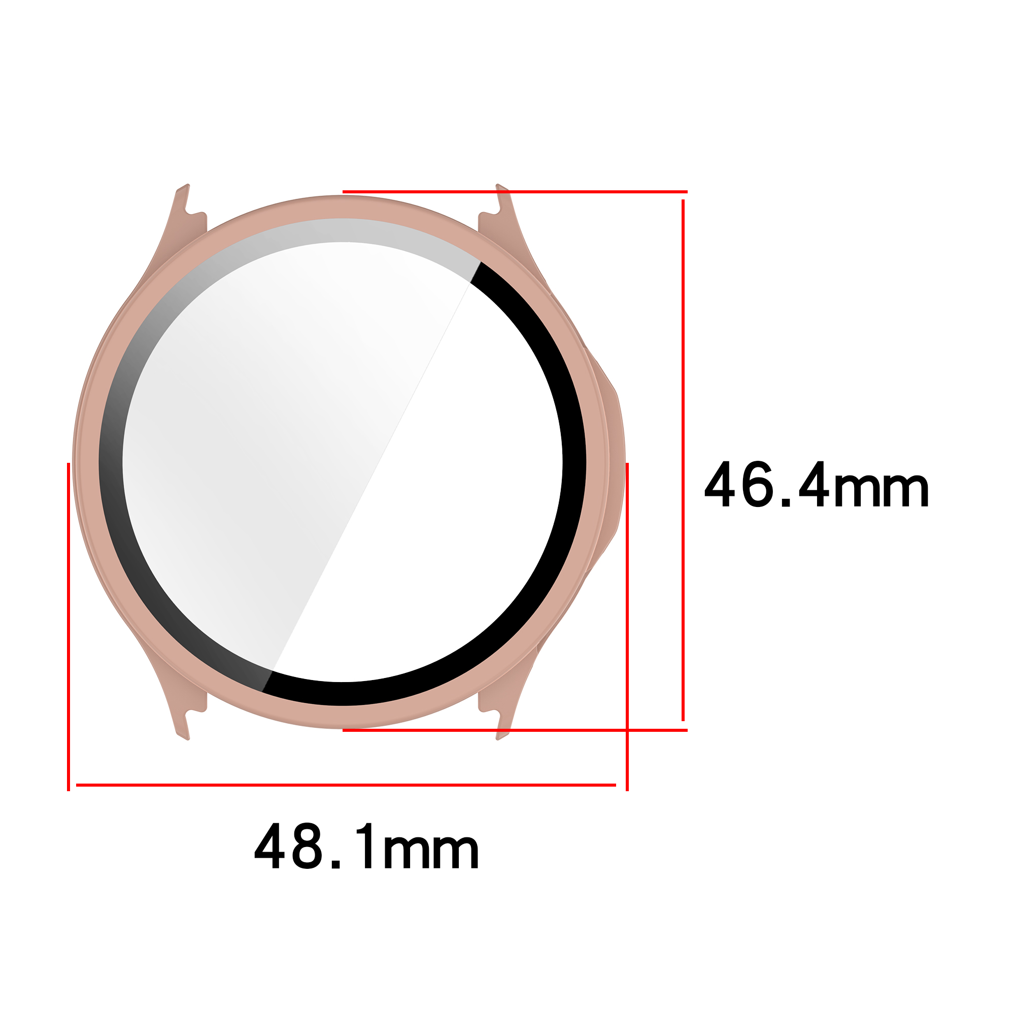 PC Case+Glass film for OPPO Wa - Smartwatch Oppo Watch recensie en prijs