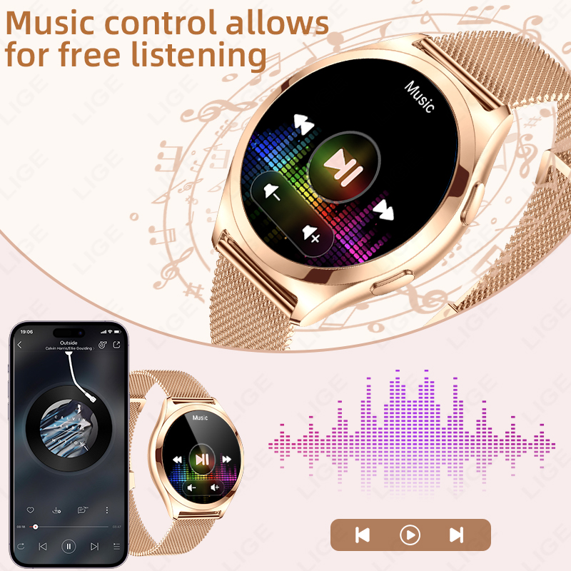 LIGE Luxury Smart Watch For Wo - Smartwatch Watches Gift For Women recensie en prijs