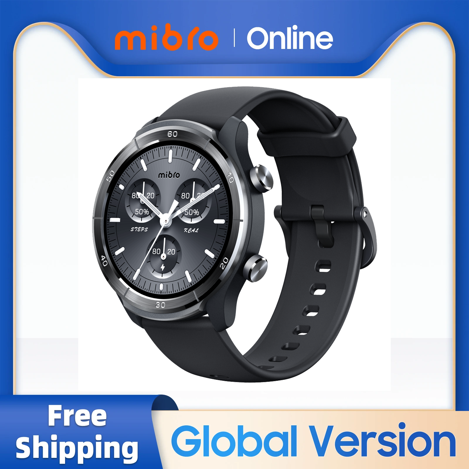 Mibro A3 Smartwatch GPS Positi - Smartwatch Health Watches For Men recensie en prijs